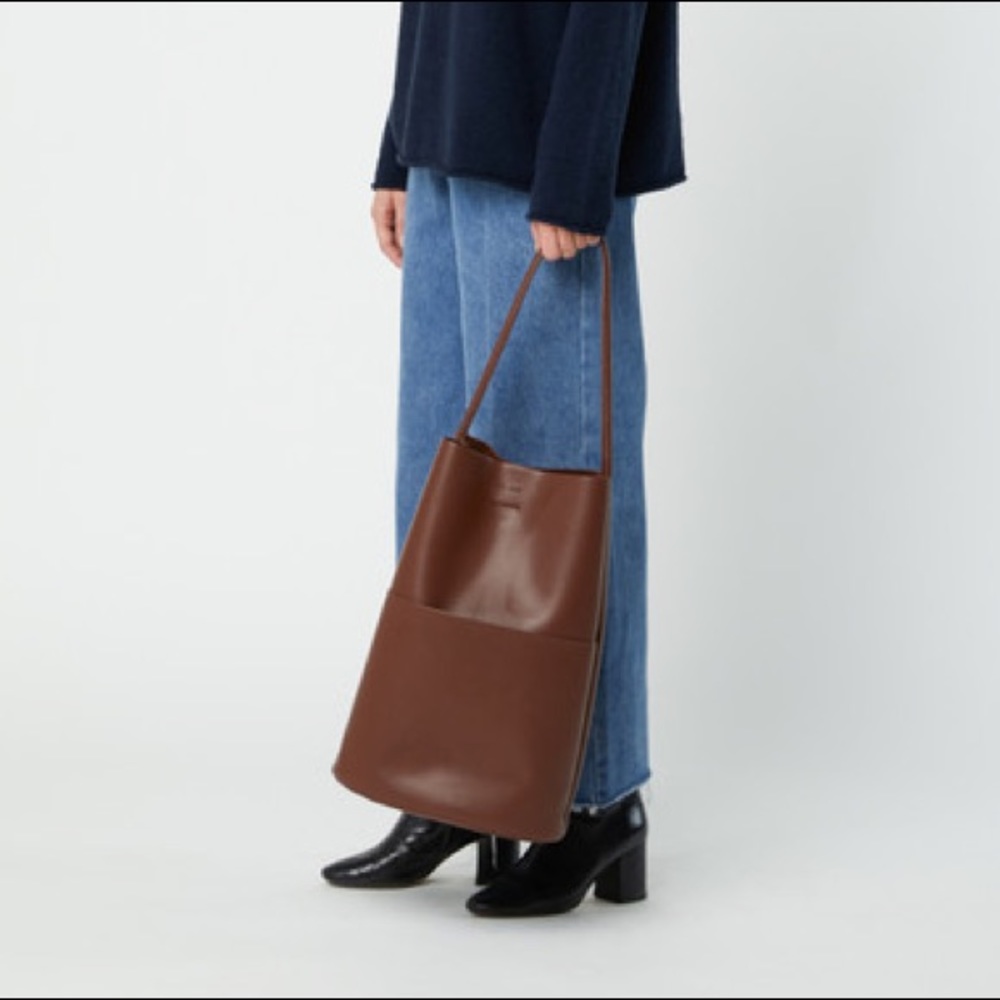 NEW Oak + Fort Brown Vegan Leather Bag